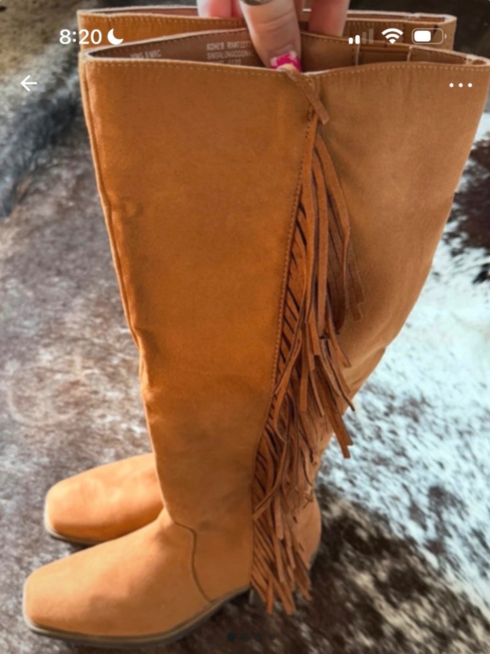 Boots suede